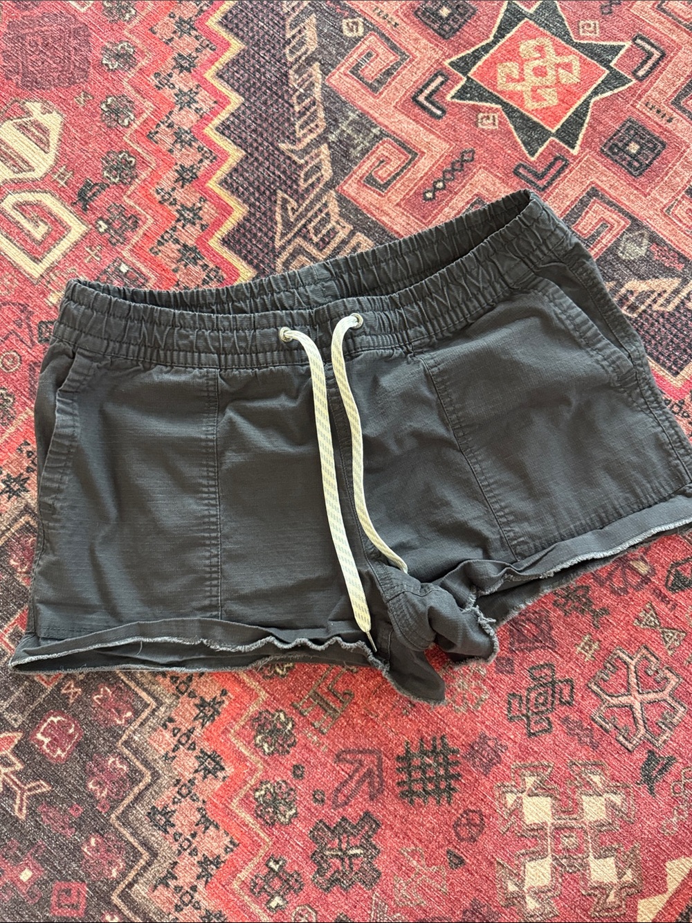 Vuori Women’s Charcoal Drawstring Lounge Shorts